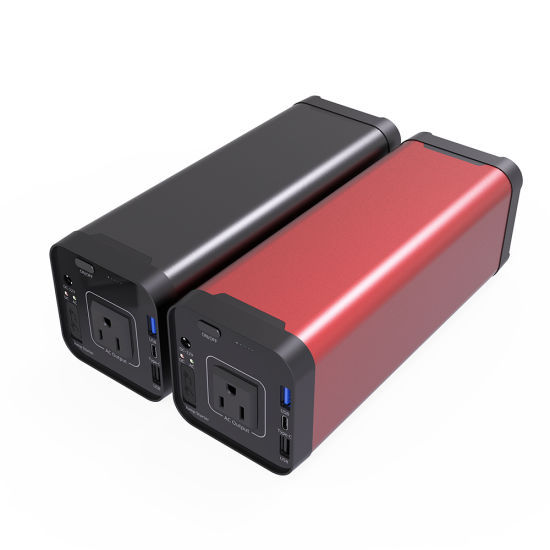 240V AC Ausgang Tragbares Laptop Netzteil 150Wh Reise Power Bank 40000mAh für Notebook