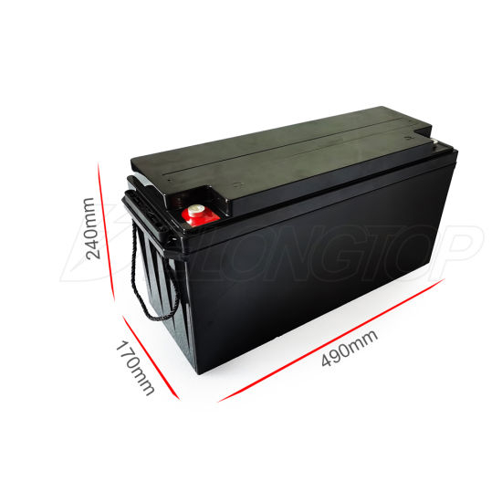 Wiederaufladbare Deep Cycle 12V 120ah Solarbatterie LiFePO4 12.8V UPS Batterie