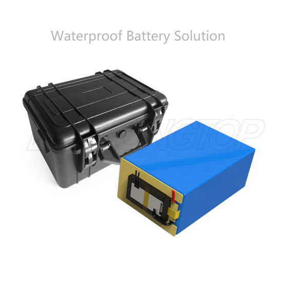 Delongtop LCD Display 24V 100ah LiFePO4 ABS Wasserdichte Batterie für Bootfahren