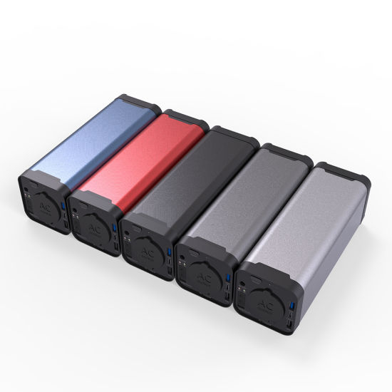 QC 3.0, Typ C. Lithium-Ionen-Batteriepack Tragbare 220V 230V AC-Ausgangs-Powerbank