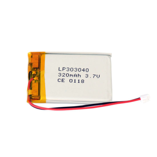 303040 3,7 V 320 mAh wiederaufladbare Lipo-Batterie-Li-Ion-Zelle für elektronische Produkte