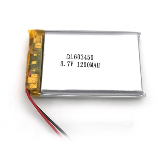 3.7V 1200mAh Lipo Batterie wiederaufladbare Lithium-Polymer-Batteriezelle 603450