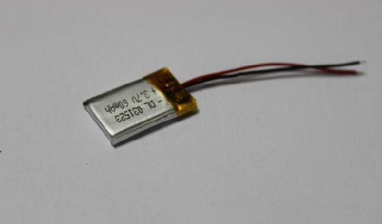 Ultradünne 031523 3,7 V 60 mAh wiederaufladbare Li-Po-Batteriezelle