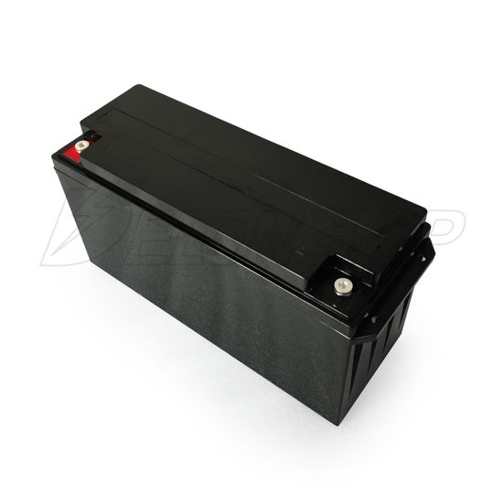 LiFePO4 Batterie 12 Volt 150ah für Wohnmobil-, Solar-, Schiffs- und Off-Grid-Anwendungen, Grau