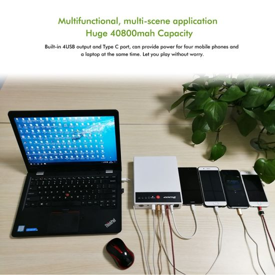 Multi-Ports 12V10000mAh 40ah 12V DC Tragbare Mini-USV