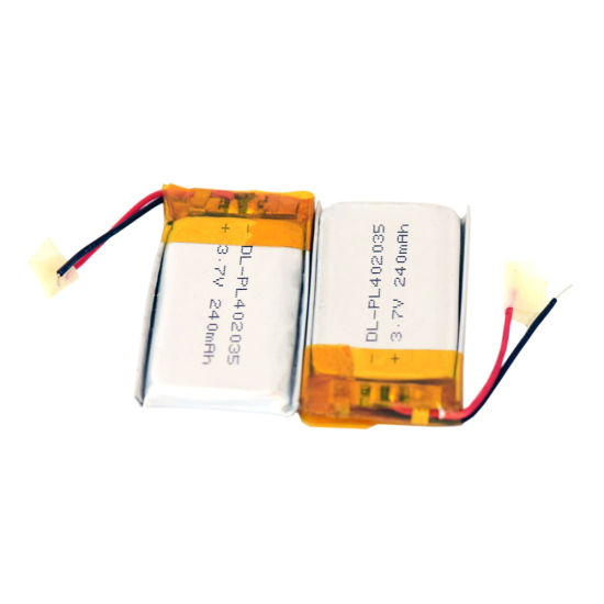 Fabrik 402035 240mAh Lithium-Ionen-Polymer-Akku Lipo-Batteriezelle für elektrisches Spielzeug