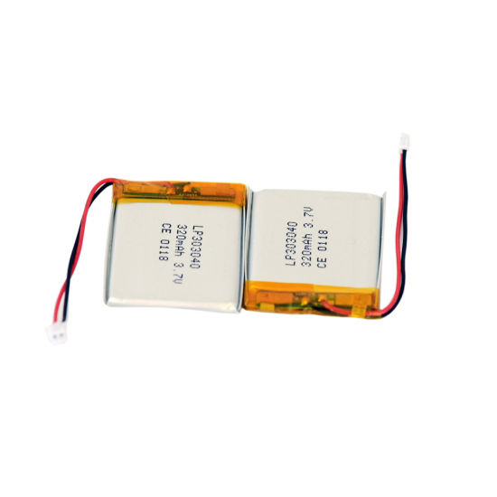 Wiederaufladbarer 303040 3.7V 320mAh Lipo Akku