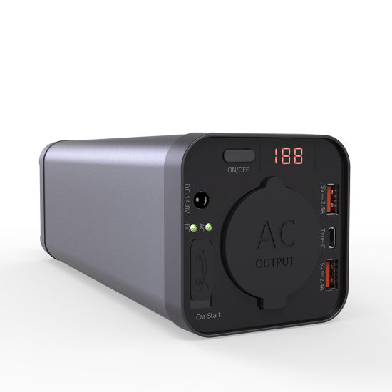 AC Power Bank 40800mAh AC Steckdose Laptop Tragbarer Akku Reiseladegerät