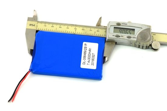 7.4V 3000mAh wiederaufladbarer Lithium-Polymer-Akku Lipo-Akku mit PCM