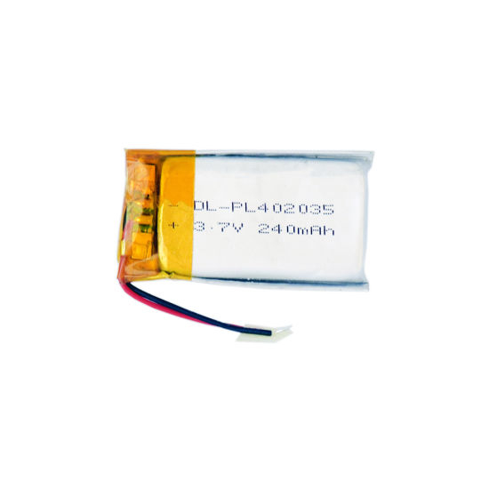 Fabrik 402035 240mAh Lithium-Ionen-Polymer-Akku Lipo-Batteriezelle für elektrisches Spielzeug