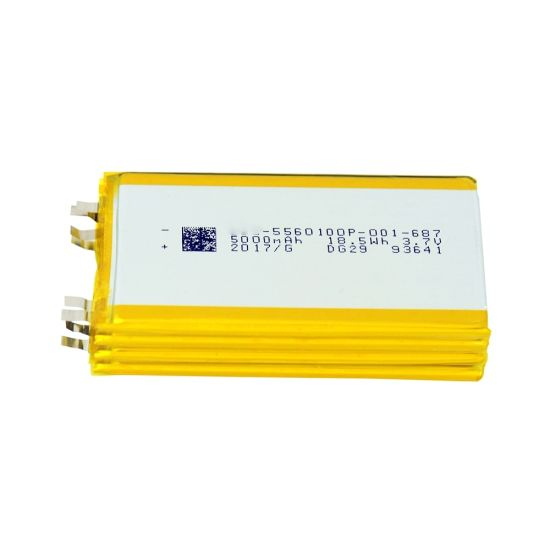 3.7V 5000mAh Lipo-Batterie-Lithium-Polymer-Batteriezelle 5560100