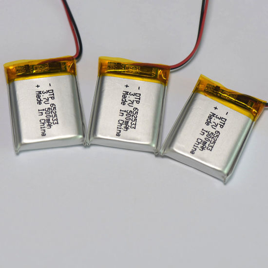 Wiederaufladbarer Li-Polymer-Akku 3,7 V 500 mAh Beste Handy-Batterie in China herstellen