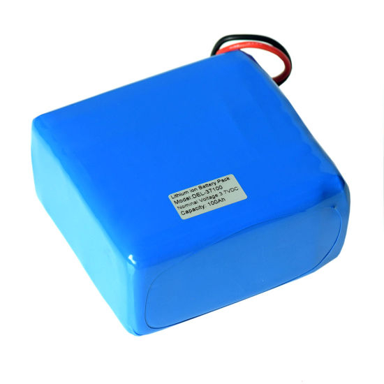 Direkt ab Werk 3,7 V 100 Ah Lithium-Polymer-Elektrofahrradbatterien Pack Motorbatterie