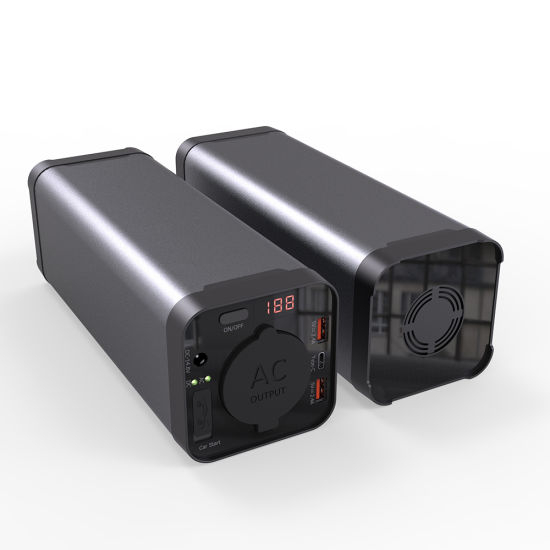 40800mAh Batteriebank mit Steckdose Tragbarer Wechselstromstecker Laptop Powerbank Universal Power Bank Reiseladegerät