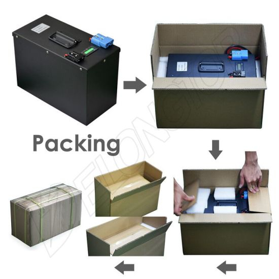 Ce-MSDS-genehmigter tiefer Zyklus LiFePO4 12V 50ah Lithium-Ionen-Akku für Solar-/Roller