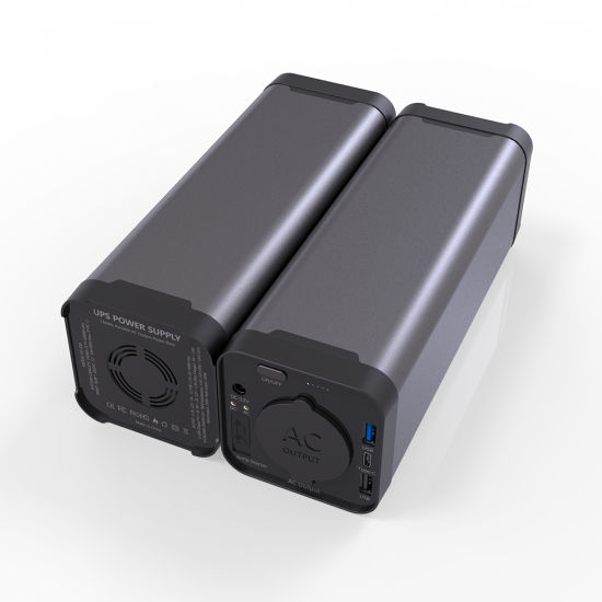 QC 3.0, Typ C. Lithium-Ionen-Batteriepack Tragbare 220V 230V AC-Ausgangs-Powerbank