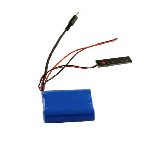 11V Icr18650 Lithium-Ionen-Akku 2600mAh Li-Ion-Akku für Notleuchten