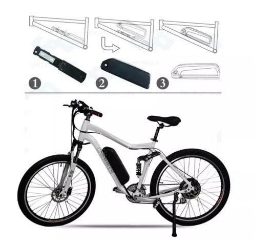 36V 15ah Elektrofahrrad-Lithium-Batterie für 500W Ebike-Motor