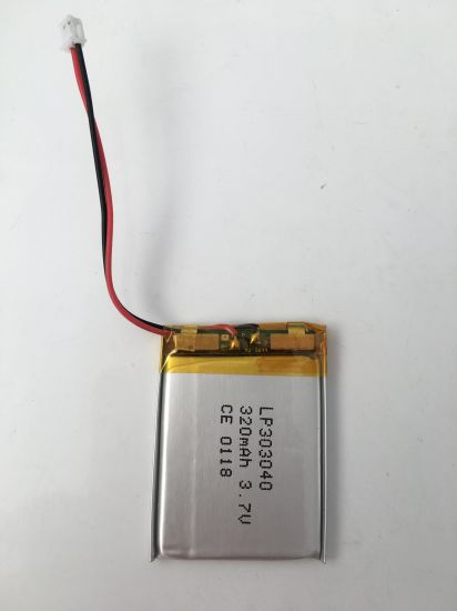 3,7 V ultradünner 303040 Lithium-Polymer-Akku für Bluetooth-Headset