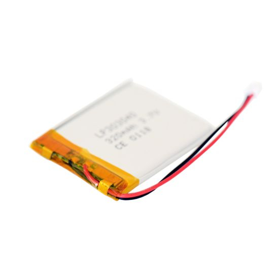 Wiederaufladbare 3,7 V 303040 320 mAh Lipo-Batteriezelle Mini-Heizungs-Lithium-Ionen-Zelle