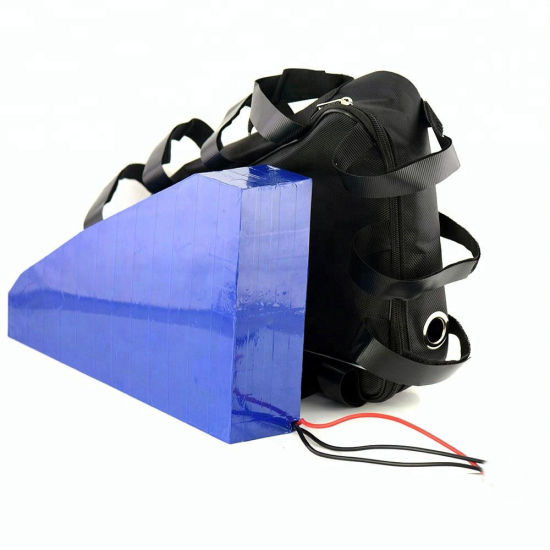 Wiederaufladbarer Dreiecktyp Li-Ion 48V 20ah 18650 Batterie Lithium Batterie Pack für Elektroauto Motorrad