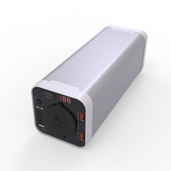 Powerbanks mit hoher Kapazität 40000mAh Tragbarer Wechselstromausgang 5V bis 25V Mobile Ladegerät Powerbank