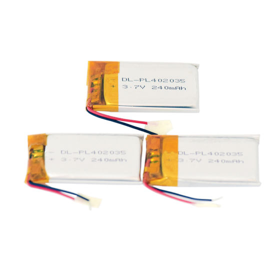 Fabrik 402035 240mAh Lithium-Ionen-Polymer-Akku Lipo-Batteriezelle für elektrisches Spielzeug