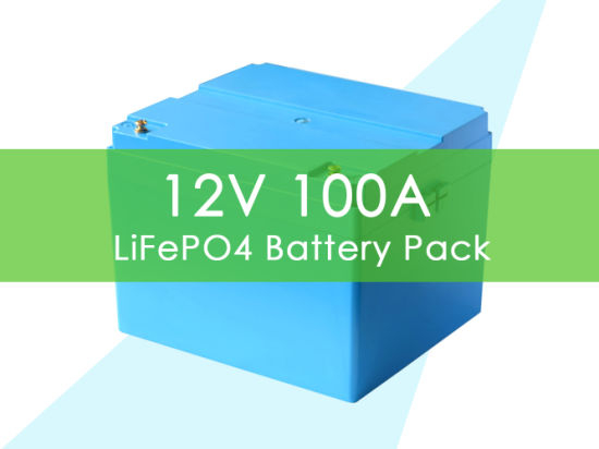 LiFePO4 12V 100ah Deep Cycle Solarbatterie 20000 Mal Li-Ionen-Batterie