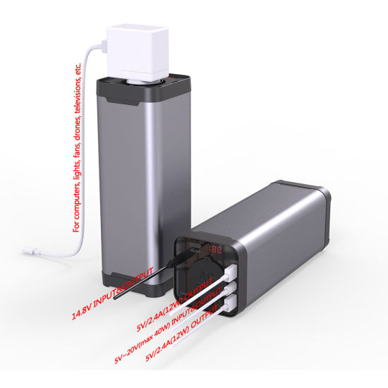 Multifunktions-Powerbank-Lithium-Generator mit LCD-Anzeige