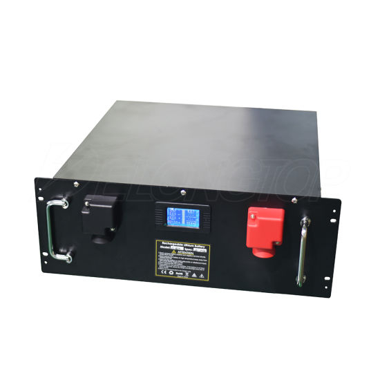 48V 100ah LiFePO4 Batterie Lithium Phosphat Batterien mit BMS und Schaltmodul für Telekom Station mit Can / RS485