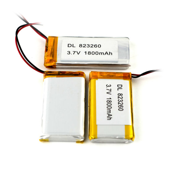 3.7V Lithium-Batterie-wiederaufladbare Lithium1800mAh Polymer-Batteriezellen 823260