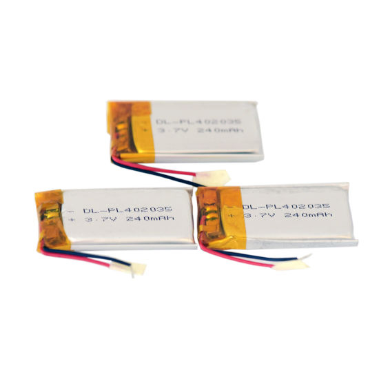 Fabrik 402035 240mAh Lithium-Ionen-Polymer-Akku Lipo-Batteriezelle für elektrisches Spielzeug