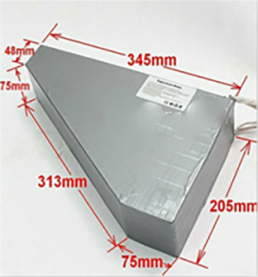 Kundenspezifisches Design 48V 20ah Lithium-Ionen-Akku 48V Dreiecksbatterie für 1000W Elektrofahrrad