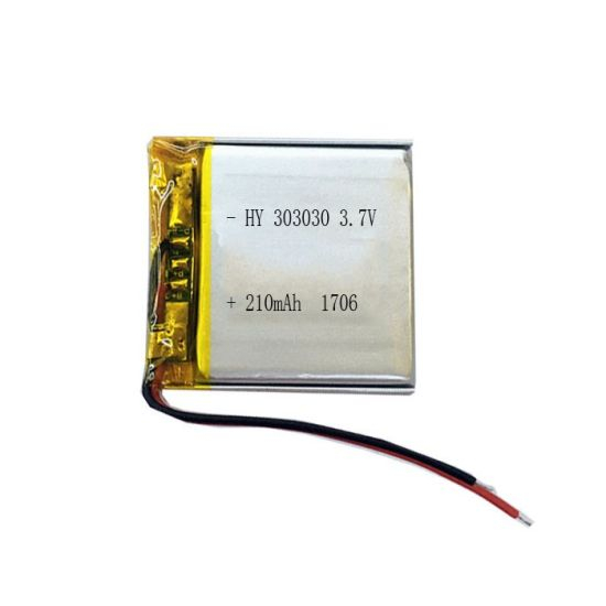Lithium-Ionen-Akku 3,7 V 303030 Größe 210 mAh Li-Polymer-Batteriezellen für Power Bank Smart Watch-Batterien