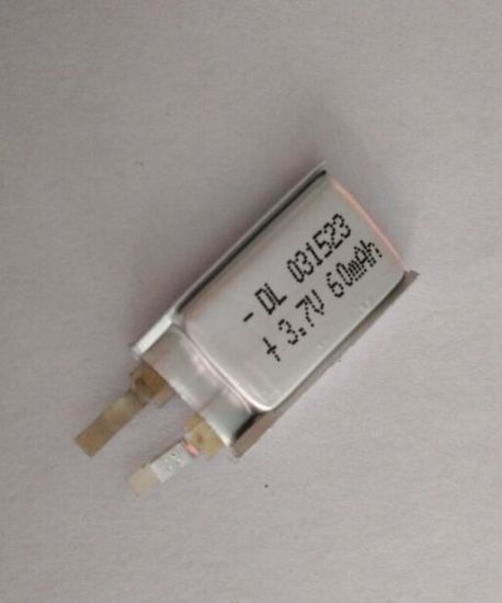 3 mm dicke 3,7 V Li-Polymer-Batteriezelle für Bluetooth