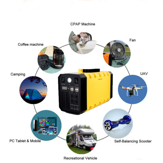 DC 12V Online USV Stromversorgung Transformator Solarladung Akku