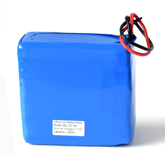 Soem-Lithium-Polymer-Batterie 1268130 10ah Lipo Zelle 3.7V 100ah