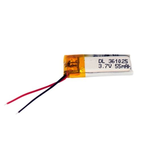 3.7V Lipo Batterie 55mAh Lithium Polymer Batteriezelle 361025